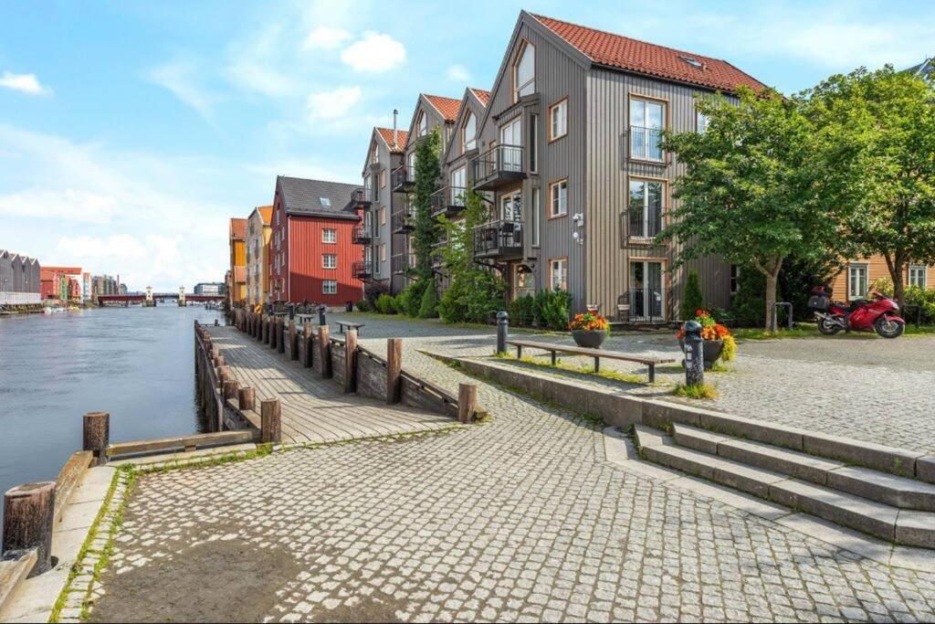 Apartament Bakklandets Perle 3-Roms Trondheim Zewnętrze zdjęcie