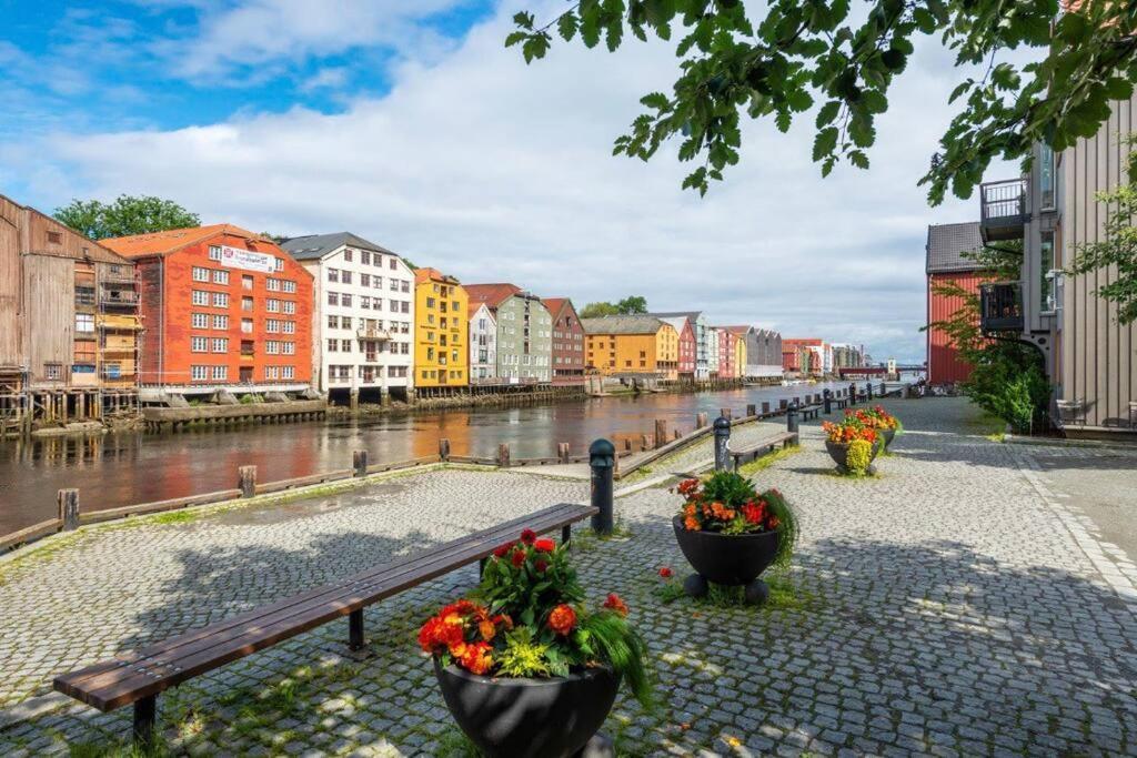 Apartament Bakklandets Perle 3-Roms Trondheim Zewnętrze zdjęcie